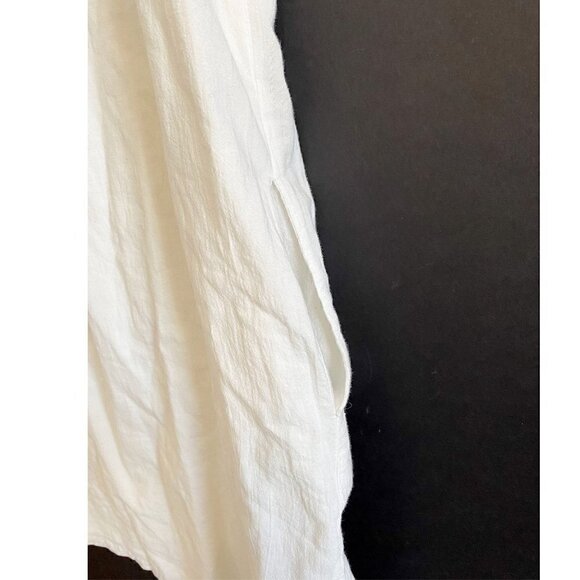 Current/Elliot Madeline' Cold Shoulder Dress, Size 2, White‎ Cotton - Picture 6 of 9